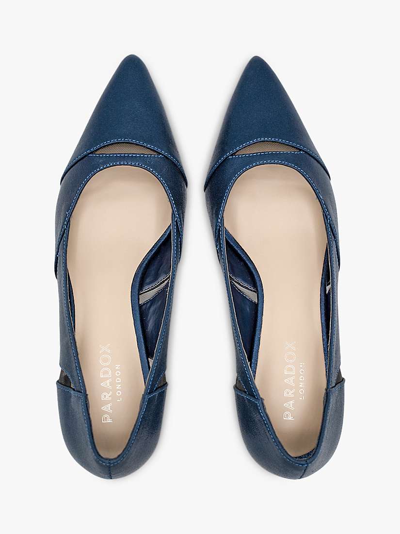 Buy Paradox London Kaira Shimmer Court Shoes Online at johnlewis.com