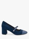 Paradox London Kacey Microsuede Mary Jane Shoes, Navy