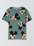 Brand Threads Kids' Disney Mickey Mouse T-Shirt, Green