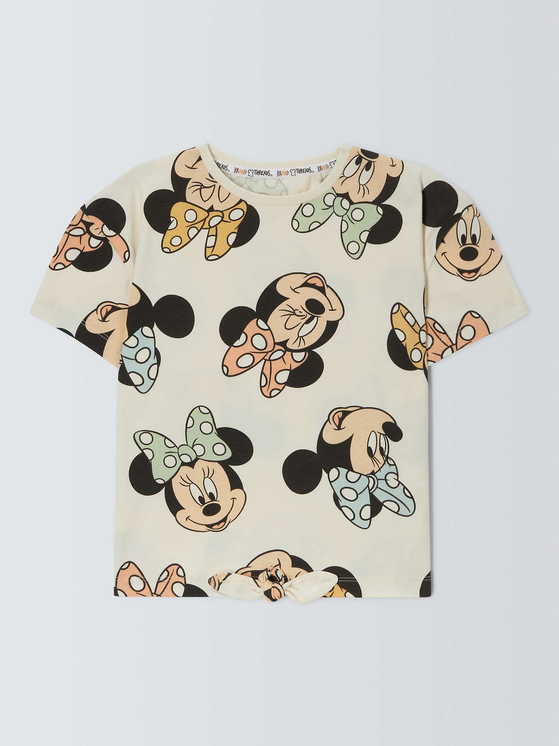 Buy Brand Threads Kids' Disney Minnie Mouse T-Shirt, Pink Online at johnlewis.com