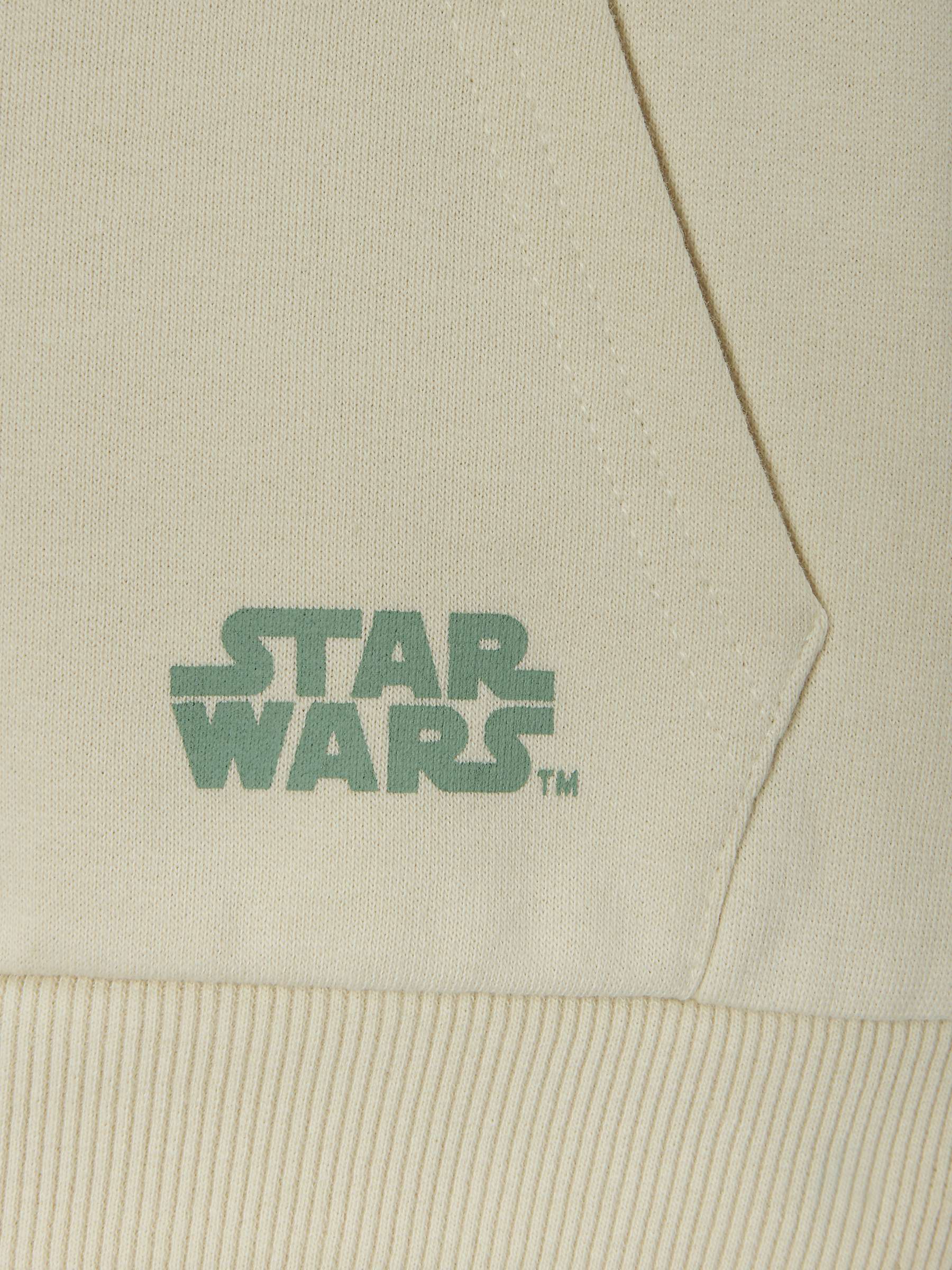 Buy Brand Threads Kids' Star Wars Mandolorian Hoodie, Green Online at johnlewis.com