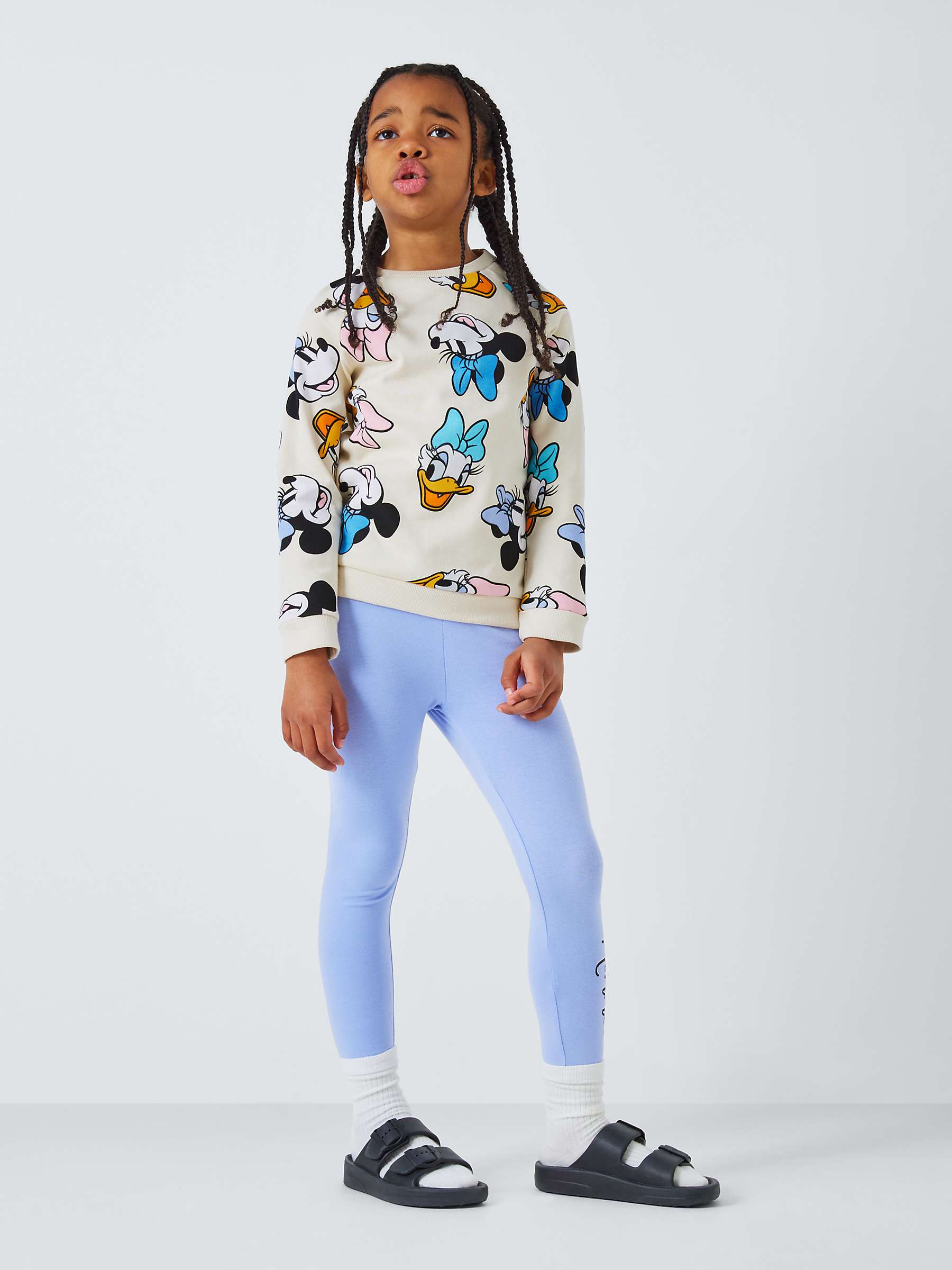 Buy Brand Threads Kids' Disney Minnie Mouse Sweatshirt & Leggings Set, Multi Online at johnlewis.com