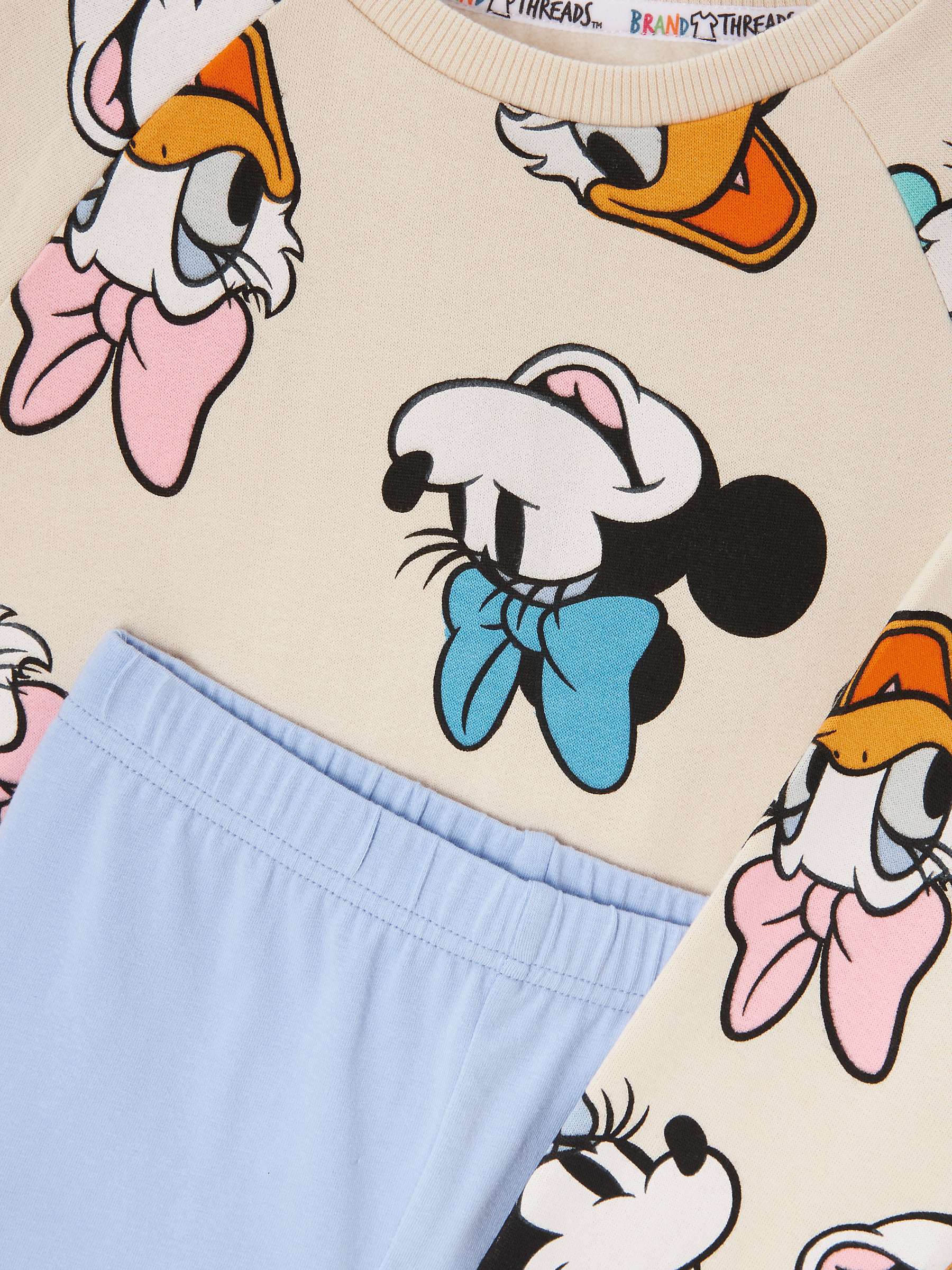Buy Brand Threads Kids' Disney Minnie Mouse Sweatshirt & Leggings Set, Multi Online at johnlewis.com