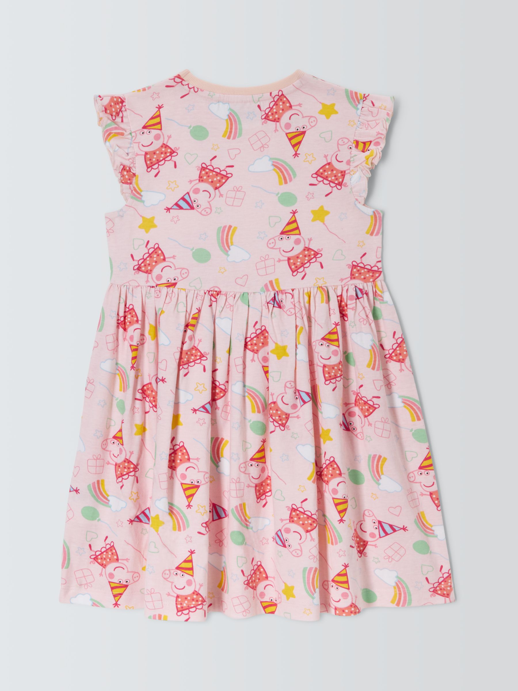 Buy Brand Threads Kids' Peppa Pig Print Dress, White/Pink Online at johnlewis.com
