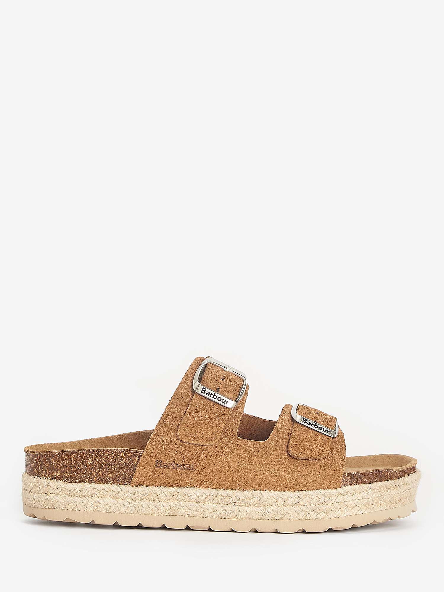 Buy Barbour Sandgate Suede Footbed Sandals Online at johnlewis.com