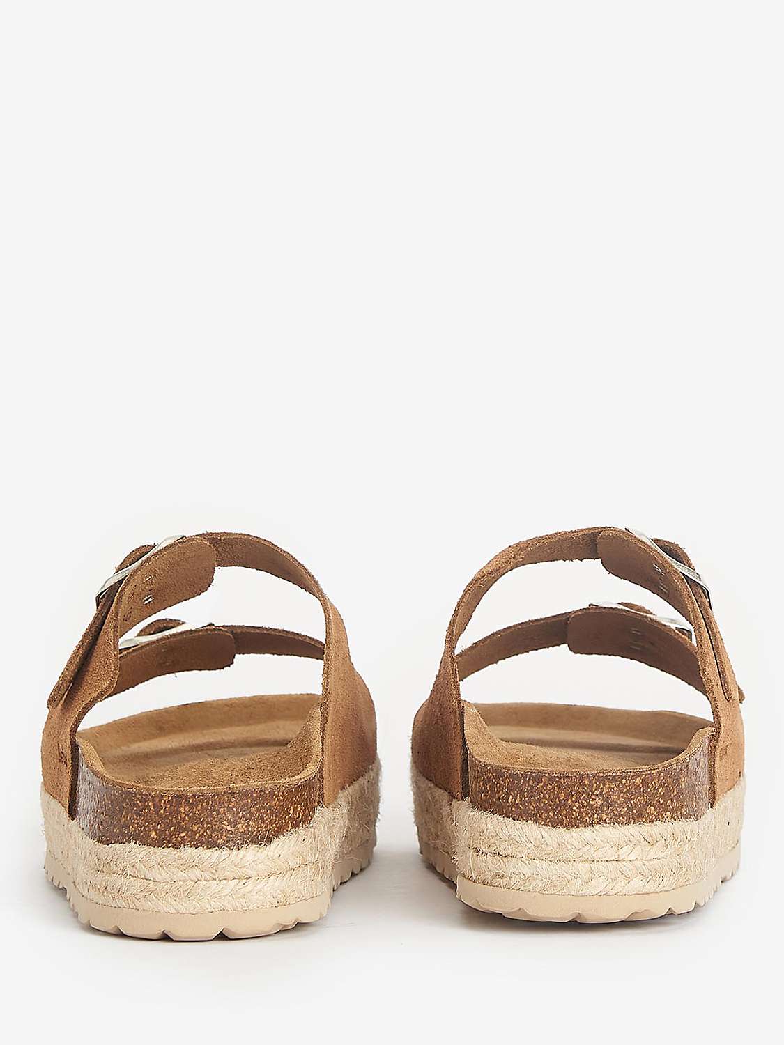 Buy Barbour Sandgate Suede Footbed Sandals Online at johnlewis.com