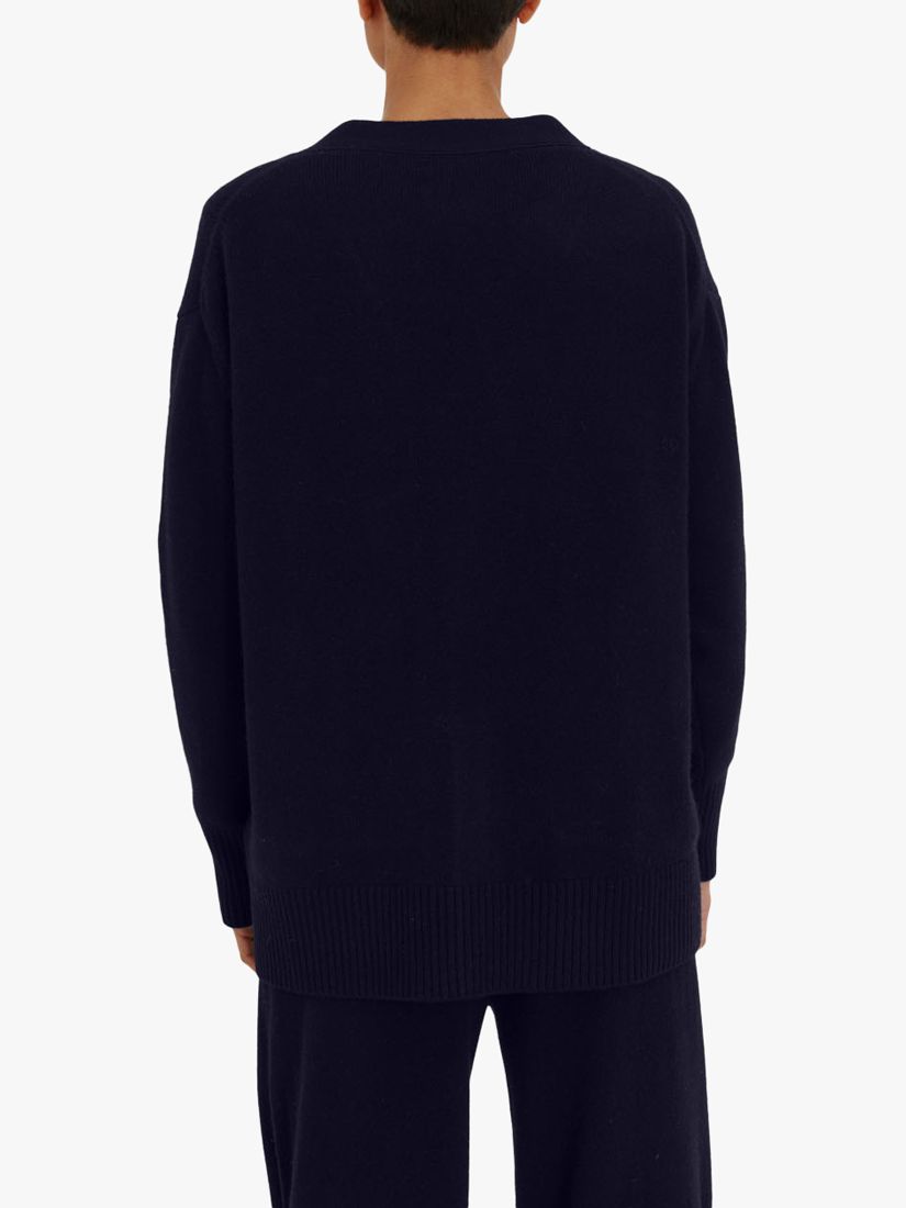 Chinti & Parker Cashmere Chunky Cardigan, Navy