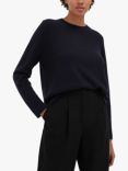 Chinti & Parker Cashmere Boxy Jumper, Navy