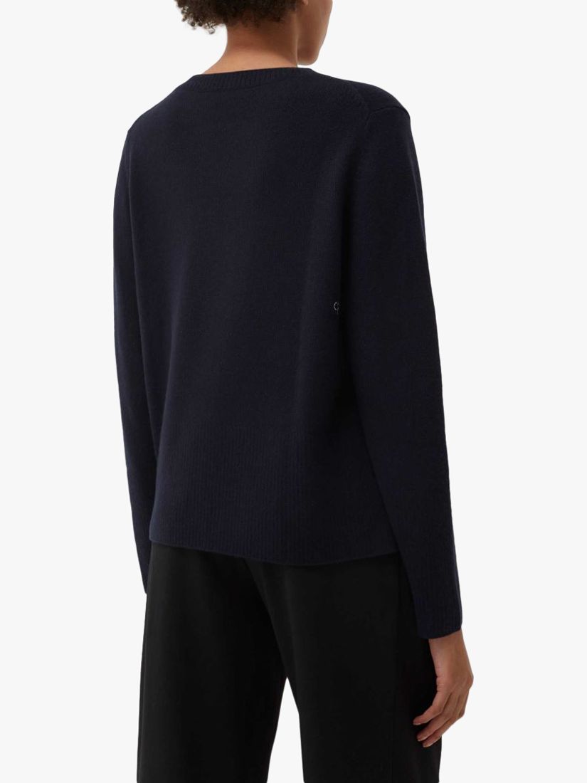 Chinti & Parker Cashmere Boxy Jumper, Navy at John Lewis & Partners