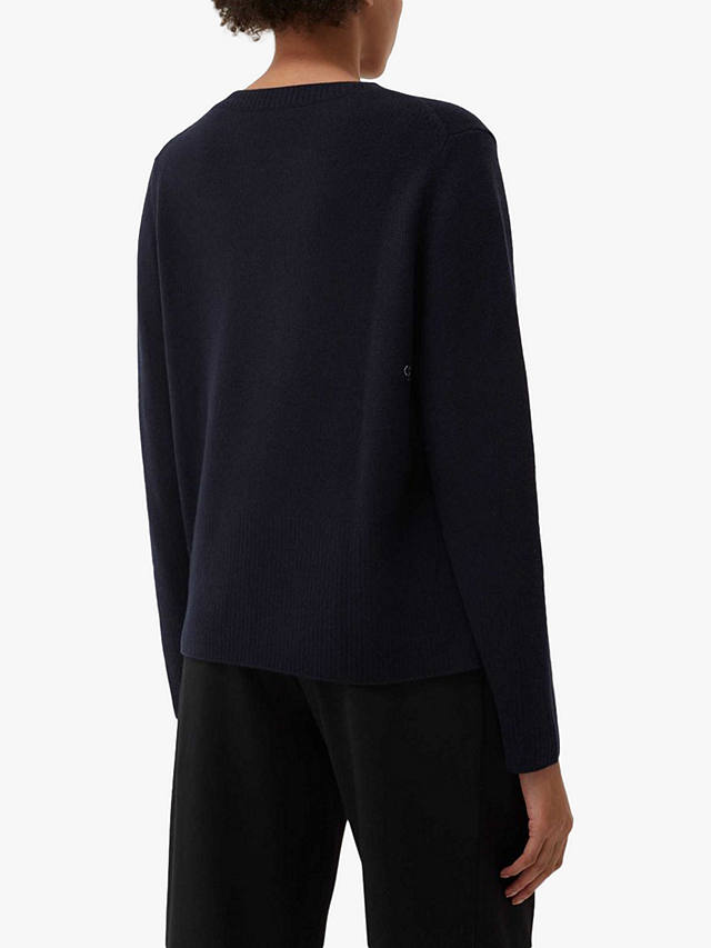 Chinti & Parker Cashmere Boxy Jumper, Navy