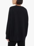 Chinti & Parker Cashmere Slouchy Jumper, Black