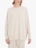 Chinti & Parker Cashmere Slouchy Jumper, Bone