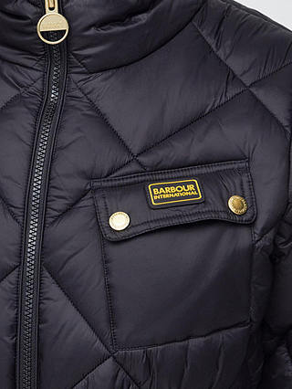 Barbour International Aurora Quilted Jacket, Black