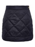 Barbour International Comet Diamond Quilted Mini Skirt, Black, Black