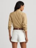 Lauren Ralph Lauren Jamelko Cotton Shirt, Tan, Tan