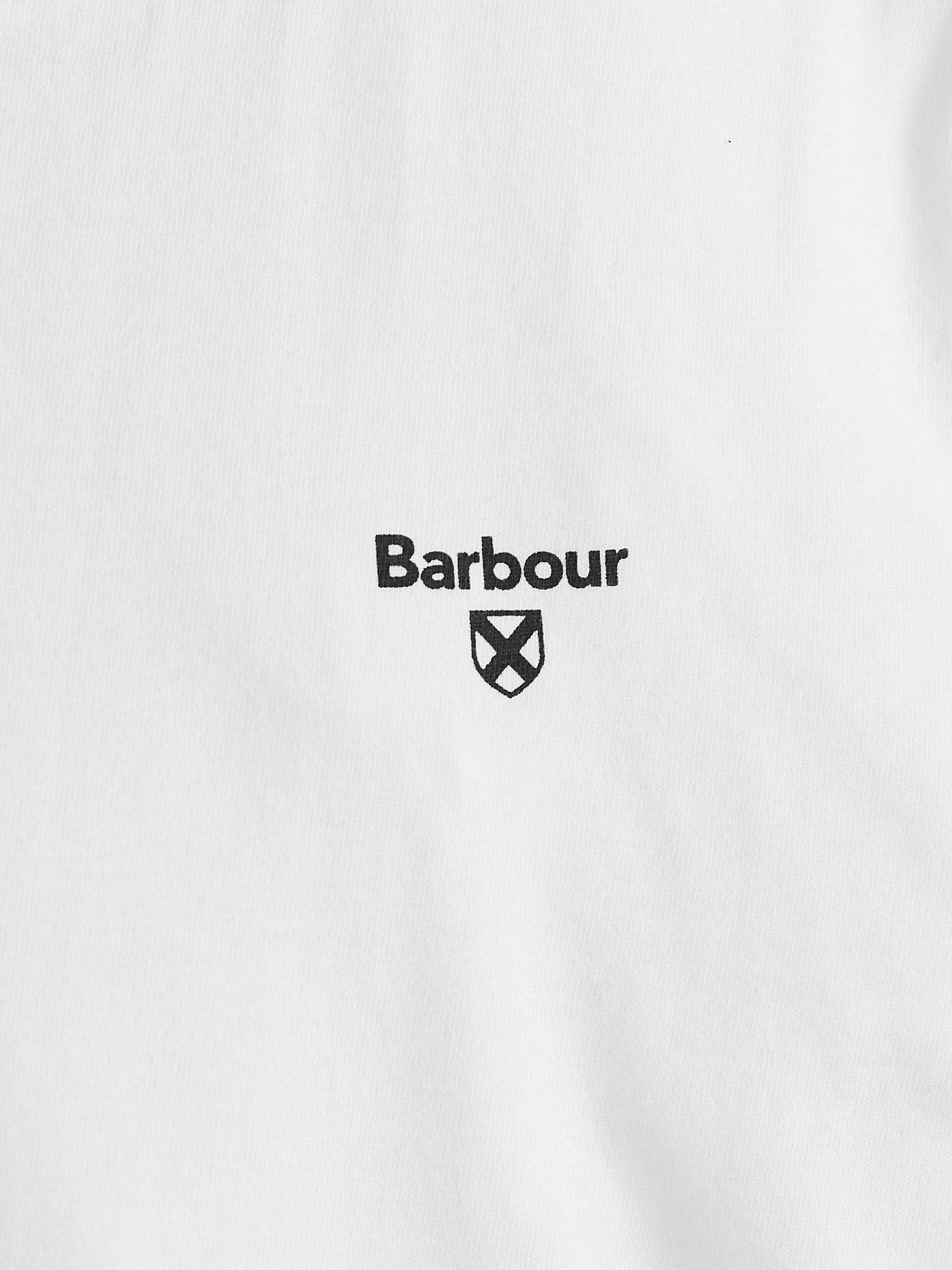 Buy Barbour Kids' Essentials T-Shirt & Shorts Set, White/Multi Online at johnlewis.com