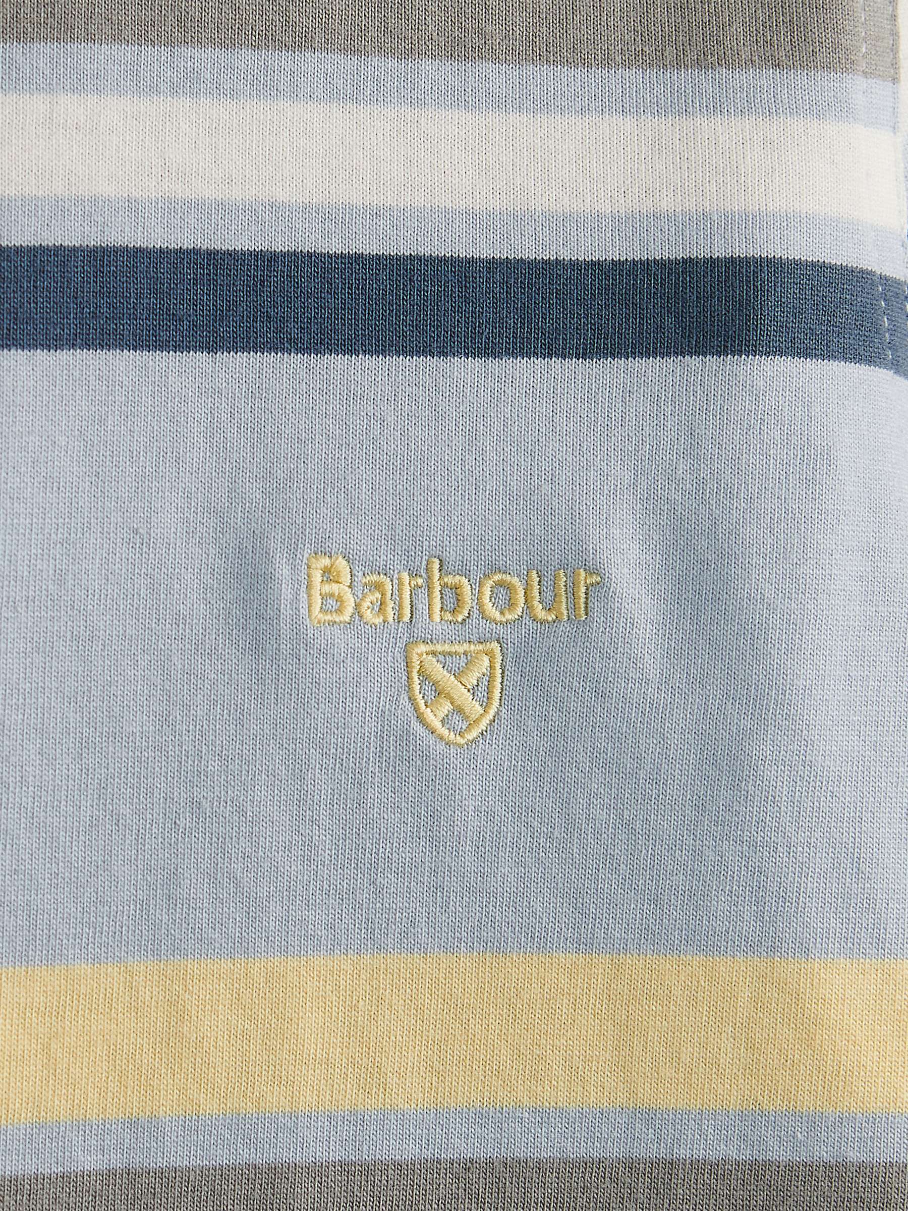 Buy Barbour Kids' Hamstead Stripe T-Shirt, Blue/Multi Online at johnlewis.com
