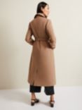 Phase Eight Livvy Wool Blend Trench Coat, Camel