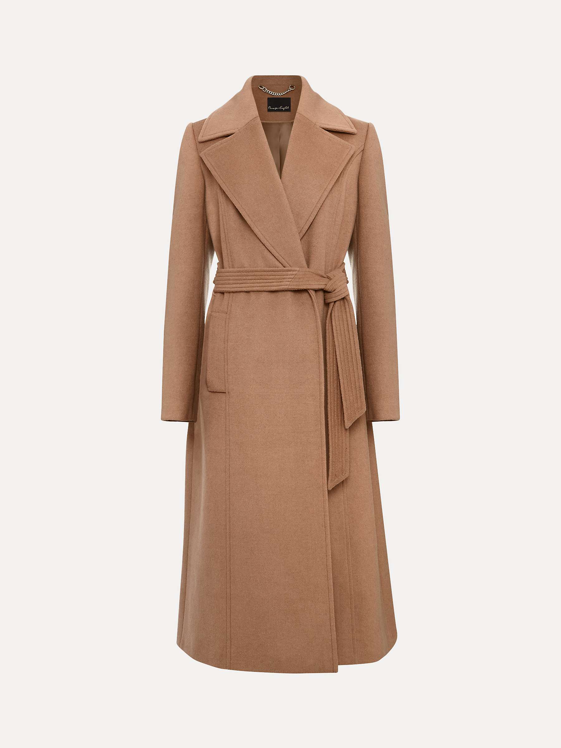 Buy Phase Eight Livvy Wool Blend Trench Coat, Camel Online at johnlewis.com