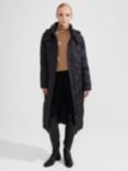 Hobbs Avril Puffer Hooded Coat, Black