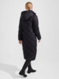 Hobbs Avril Puffer Hooded Coat, Black