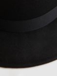 Reiss Ally Wool Fedora, Black