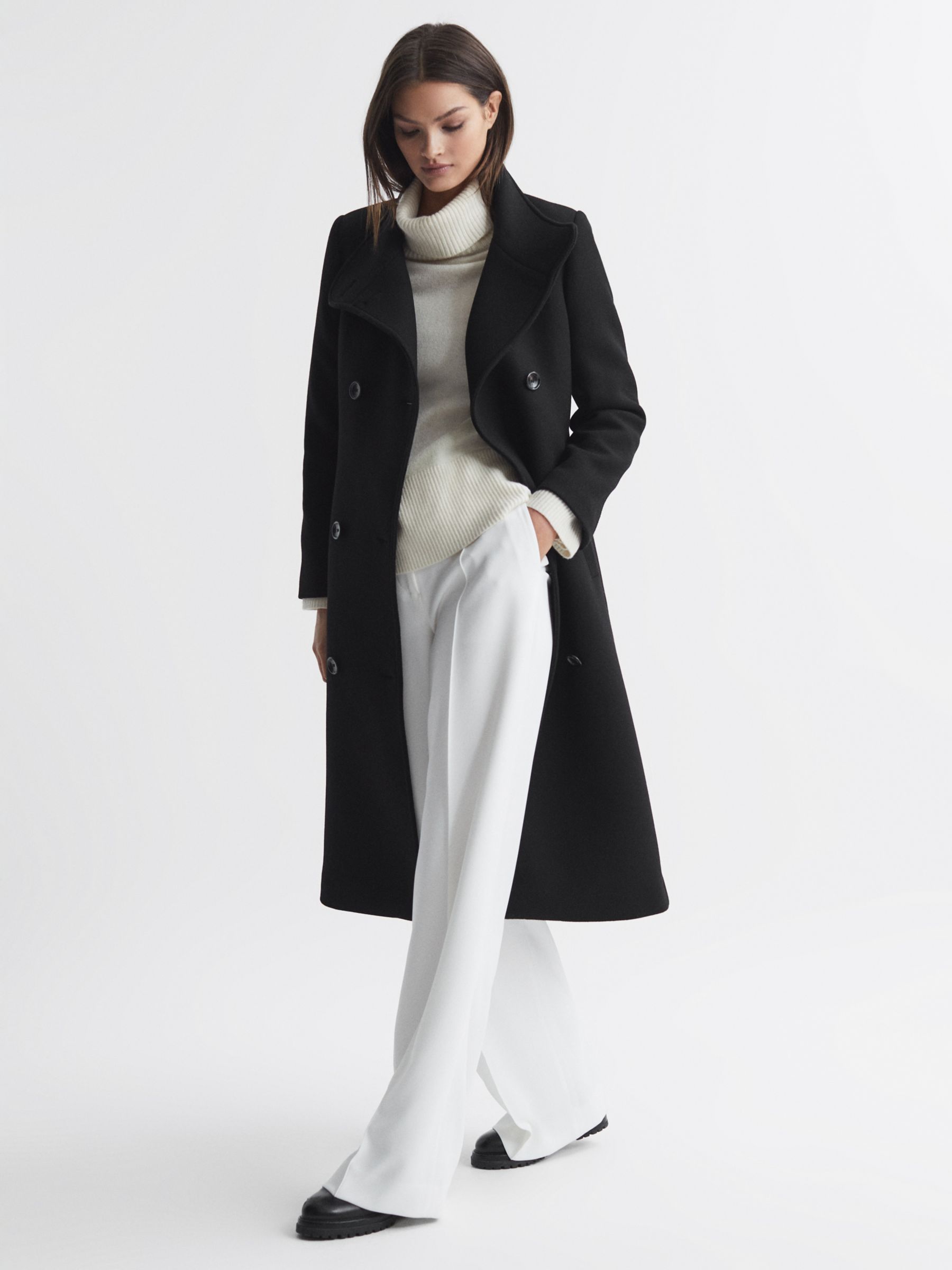 Monsoon blair outlet brushed wool coat