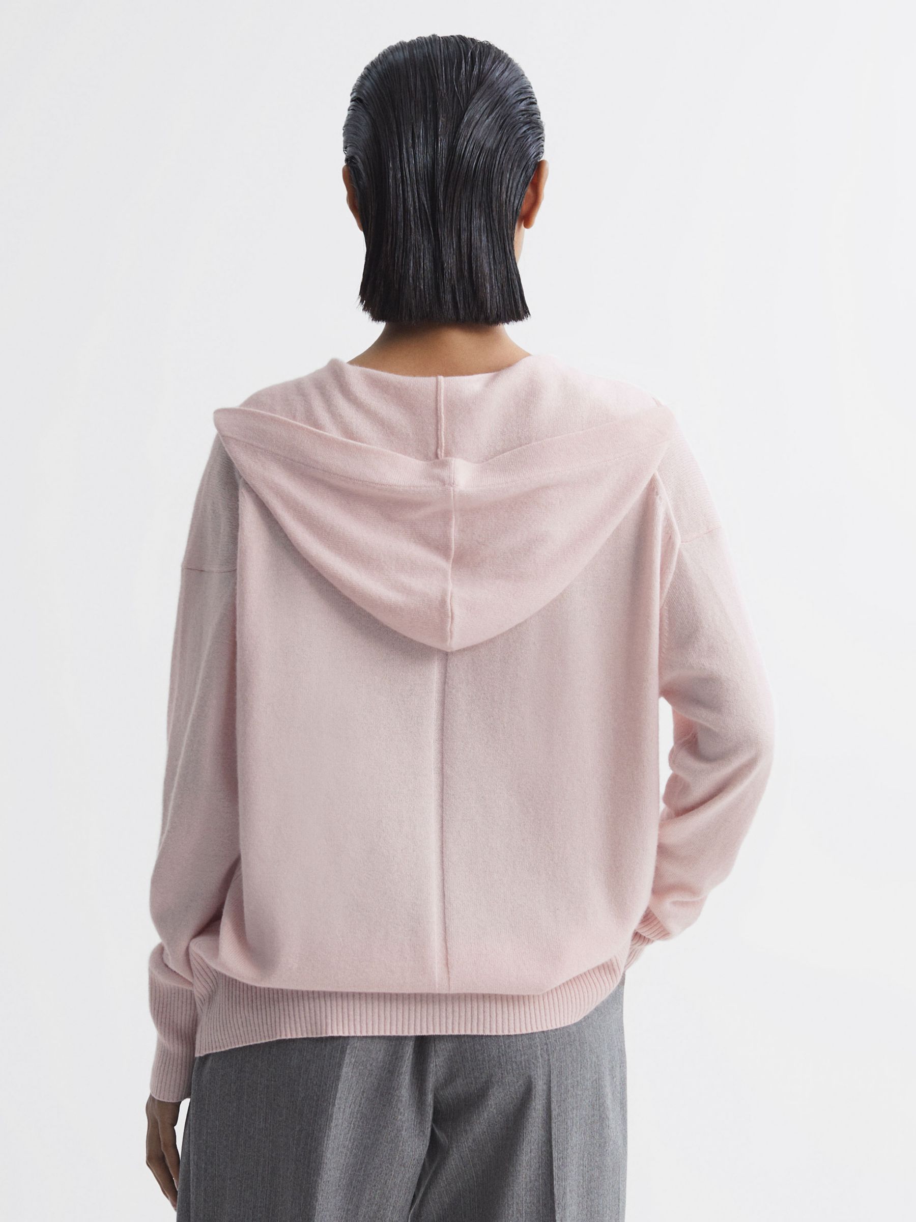Buy Reiss Evie Hooded Cashmere Blend Cardigan Online at johnlewis.com
