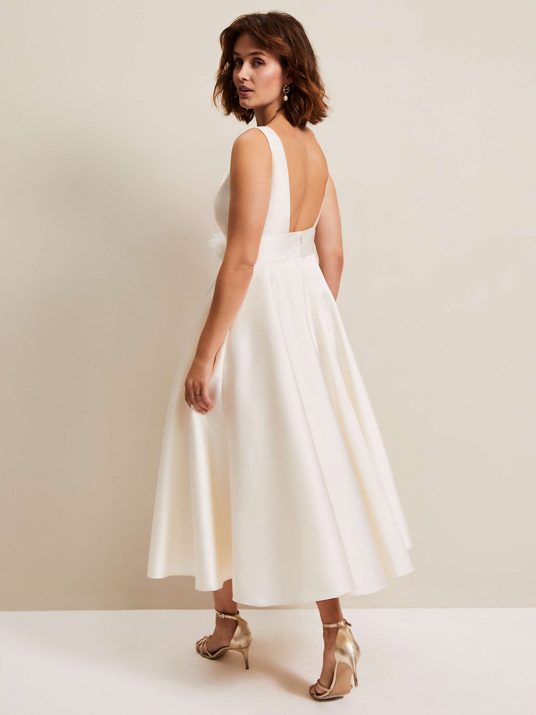 Buy Phase Eight Ariel Bridal Dress, Ivory Online at johnlewis.com