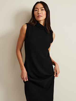 Phase Eight Jessica Sleeveless Midi Dress, Black