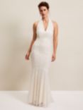 Phase Eight Guinevere Sequin Wedding Dress, Ivory