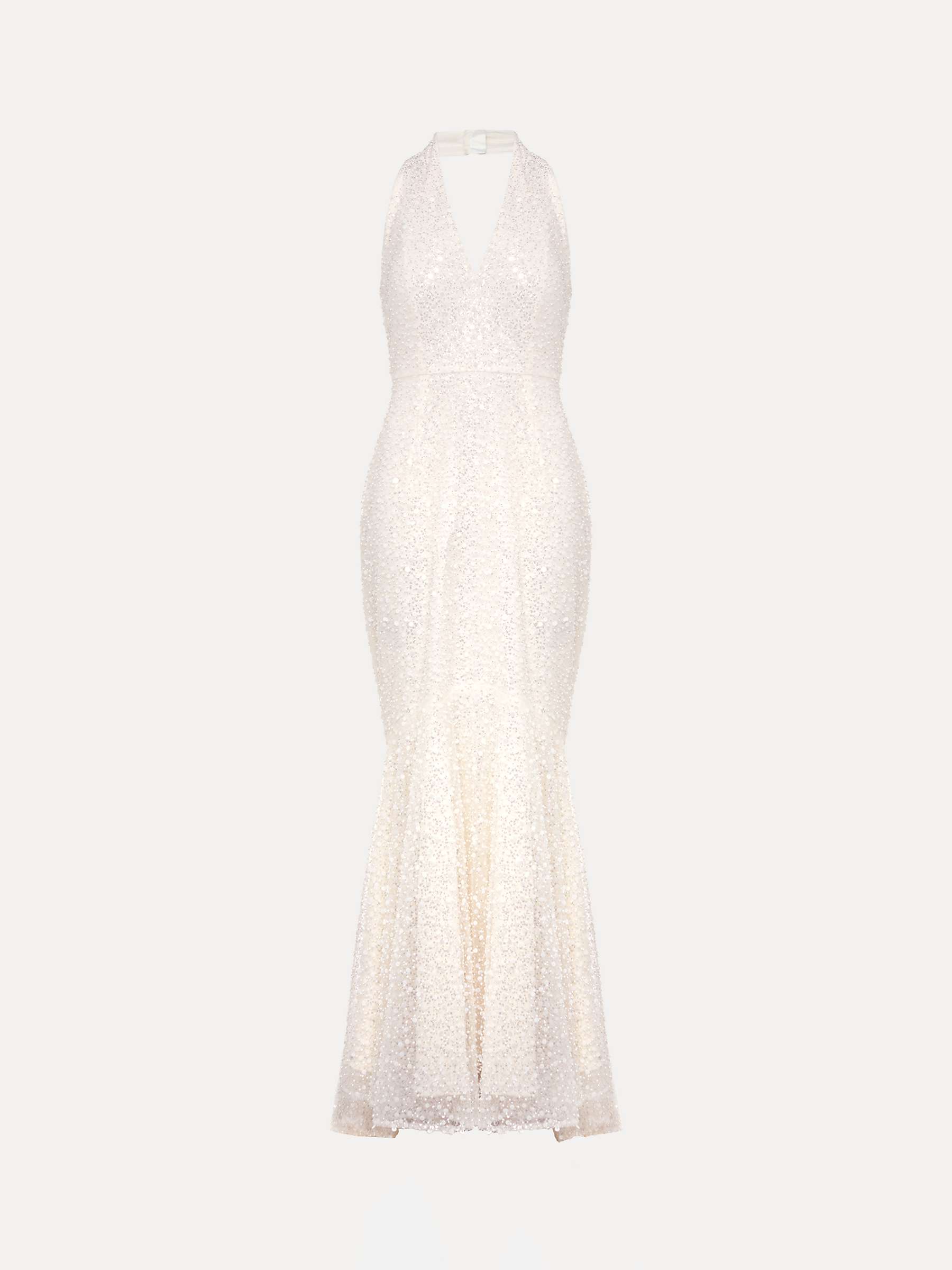 Buy Phase Eight Guinevere Sequin Wedding Dress, Ivory Online at johnlewis.com