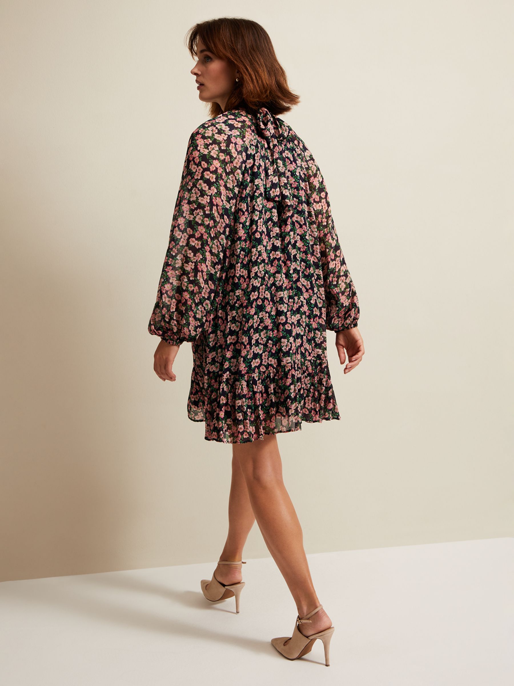 Buy Phase Eight Betty Floral Swing Dress, Multi Online at johnlewis.com