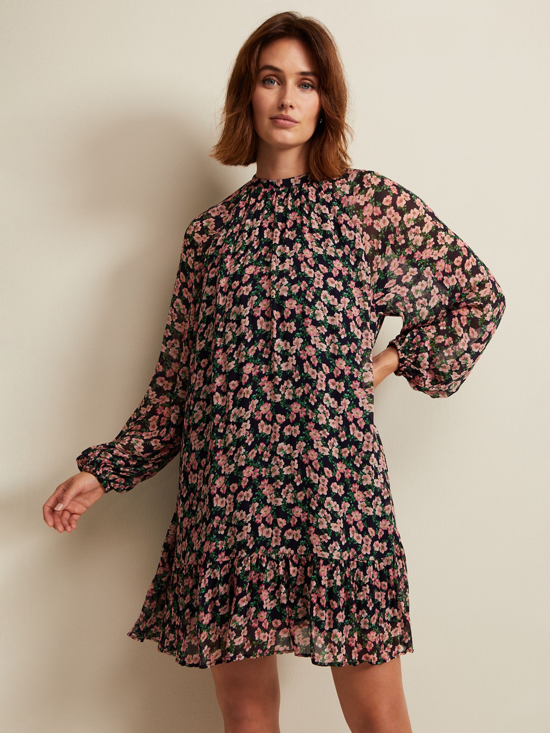 Phase Eight Betty Floral Swing Dress, Multi at John Lewis & Partners