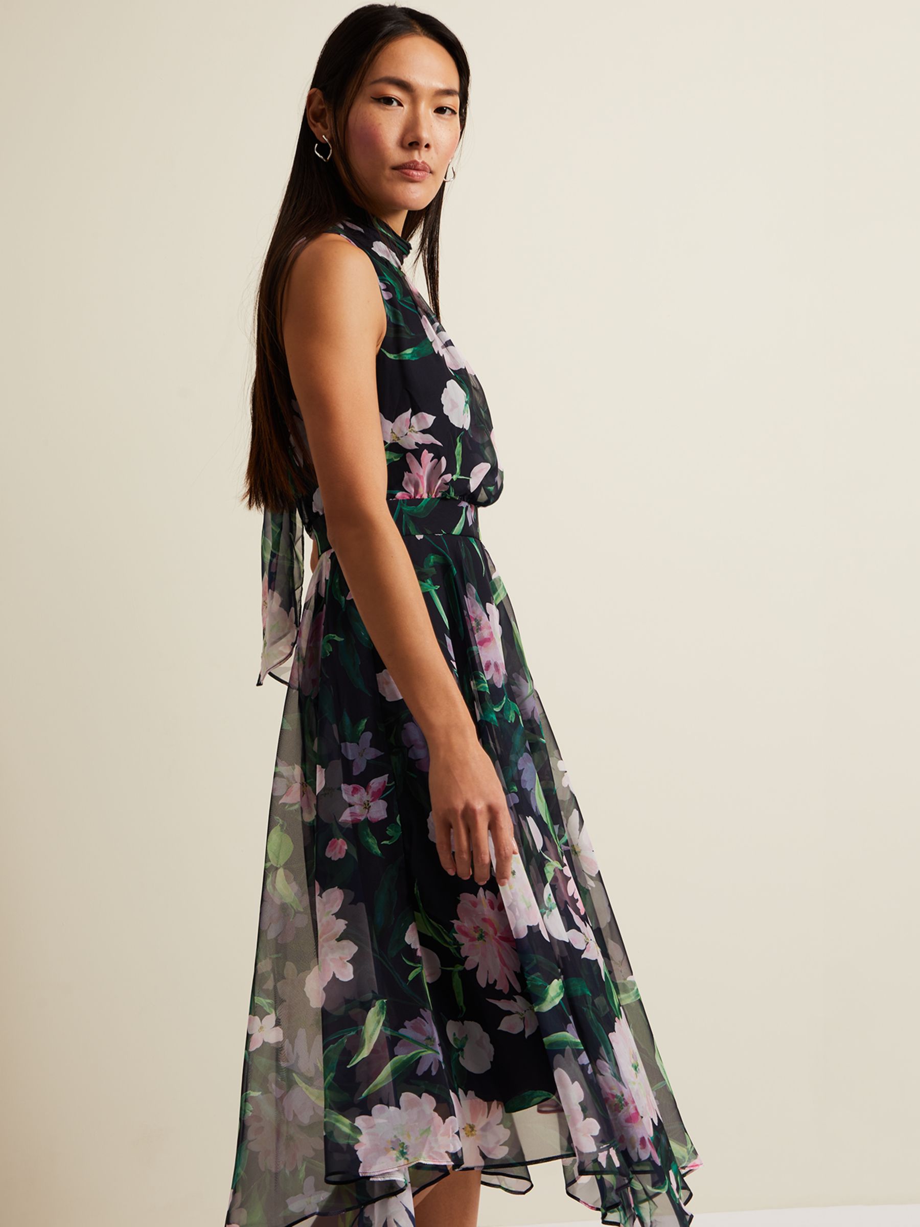 Phase Eight Lucinda Floral Dress, Multi, 26