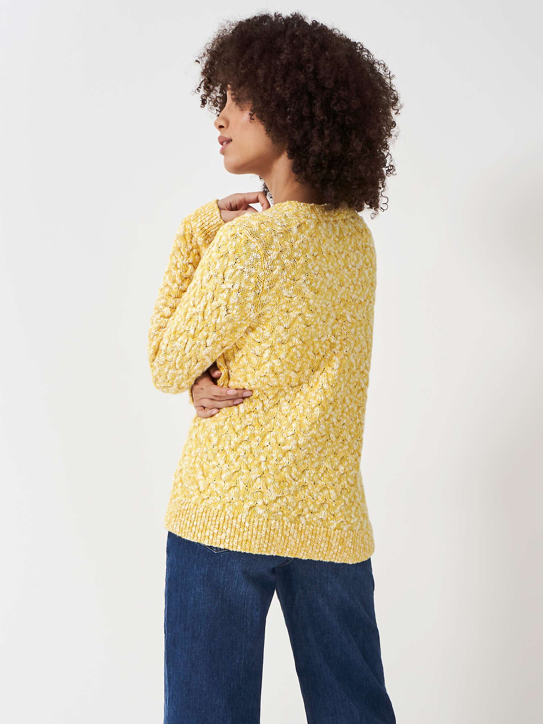 Buy Crew Clothing Twist Yarn Wool Blend Cable Knit Jumper Online at johnlewis.com