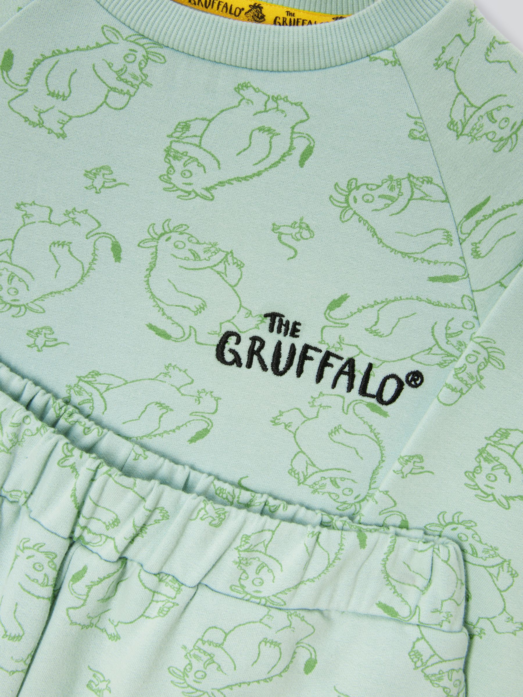 Brand Threads Kids' Gruffalo Tracksuit Set, Green, 3-4 years