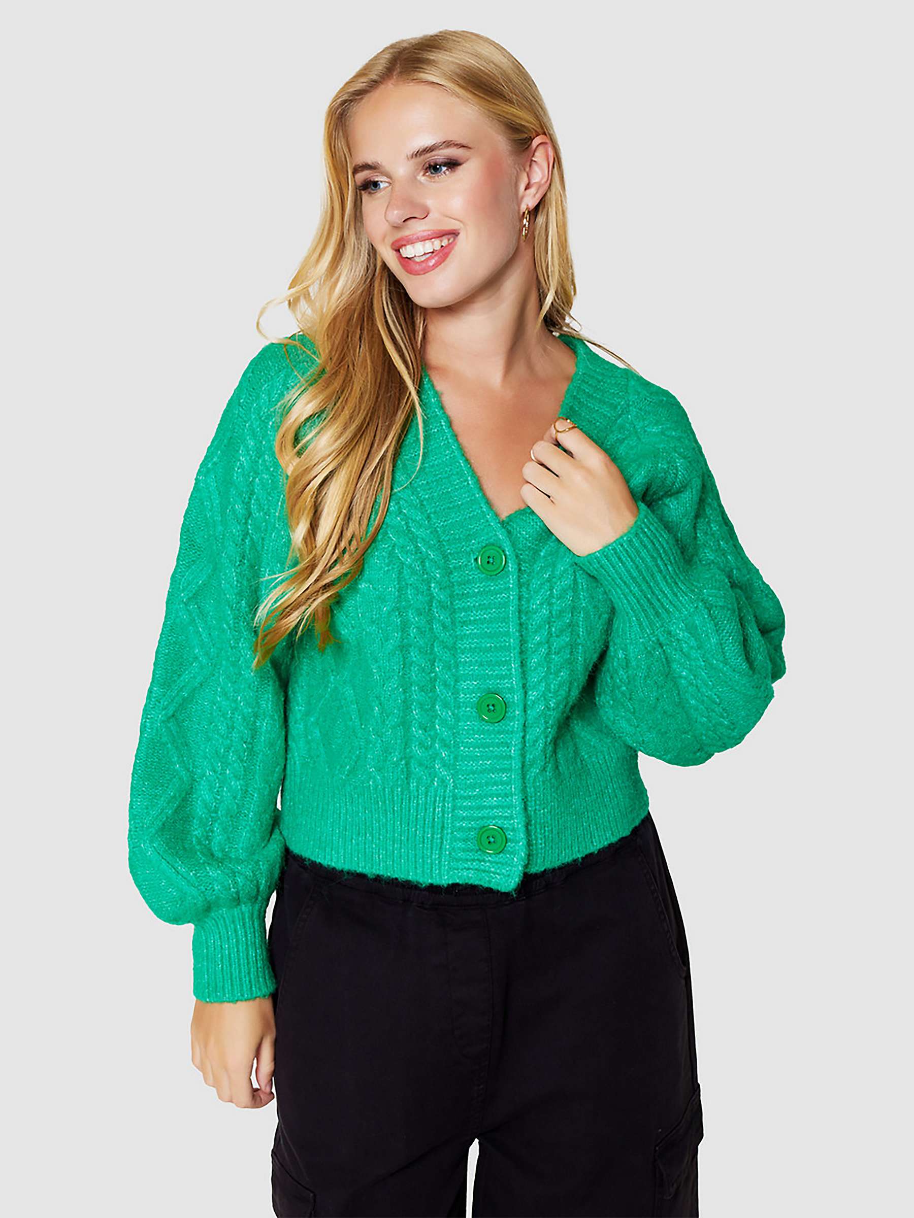 Buy Closet London Cable Knit Cardigan Online at johnlewis.com