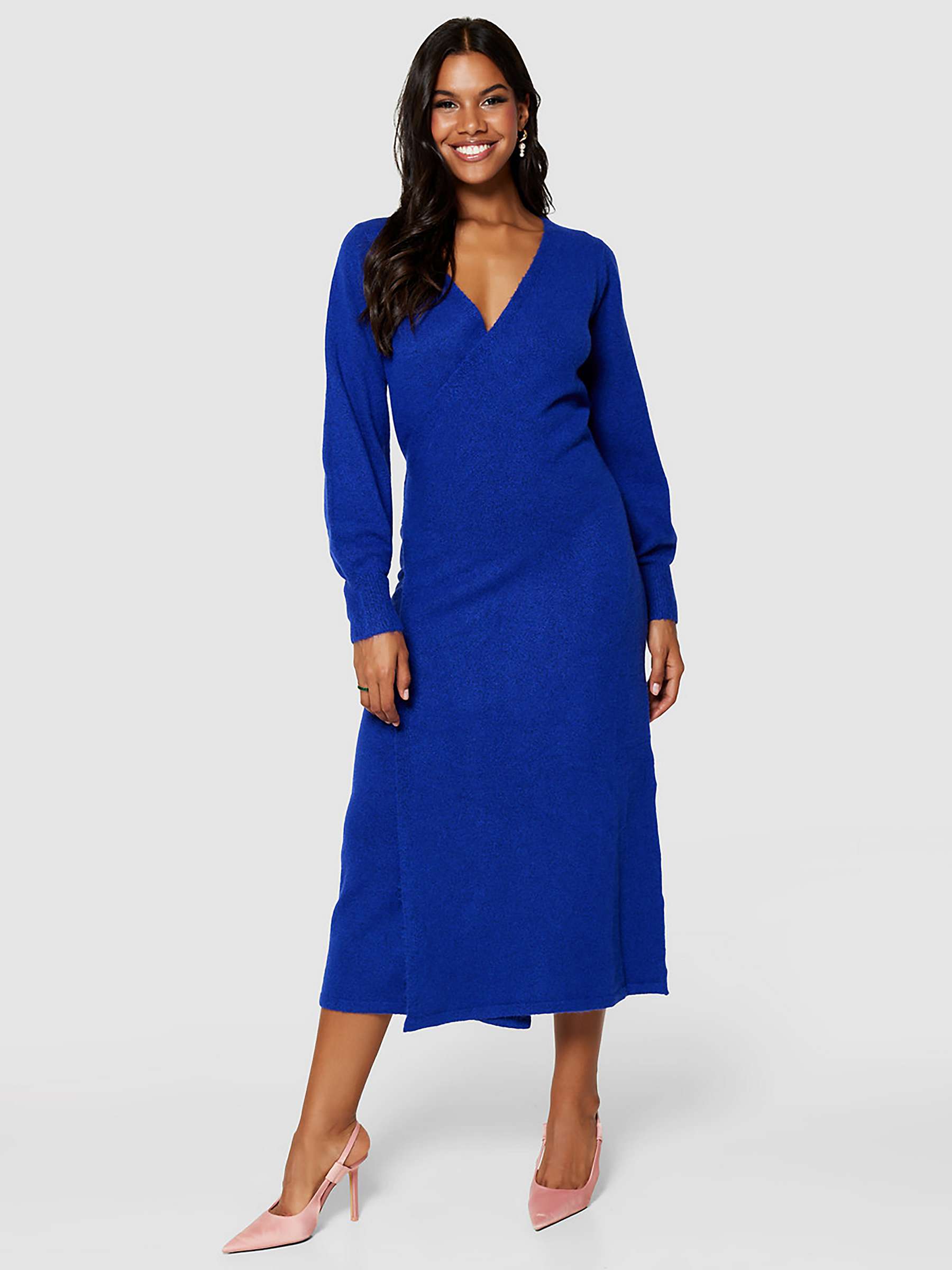 Buy Closet London Knitted Wrap Dress Online at johnlewis.com