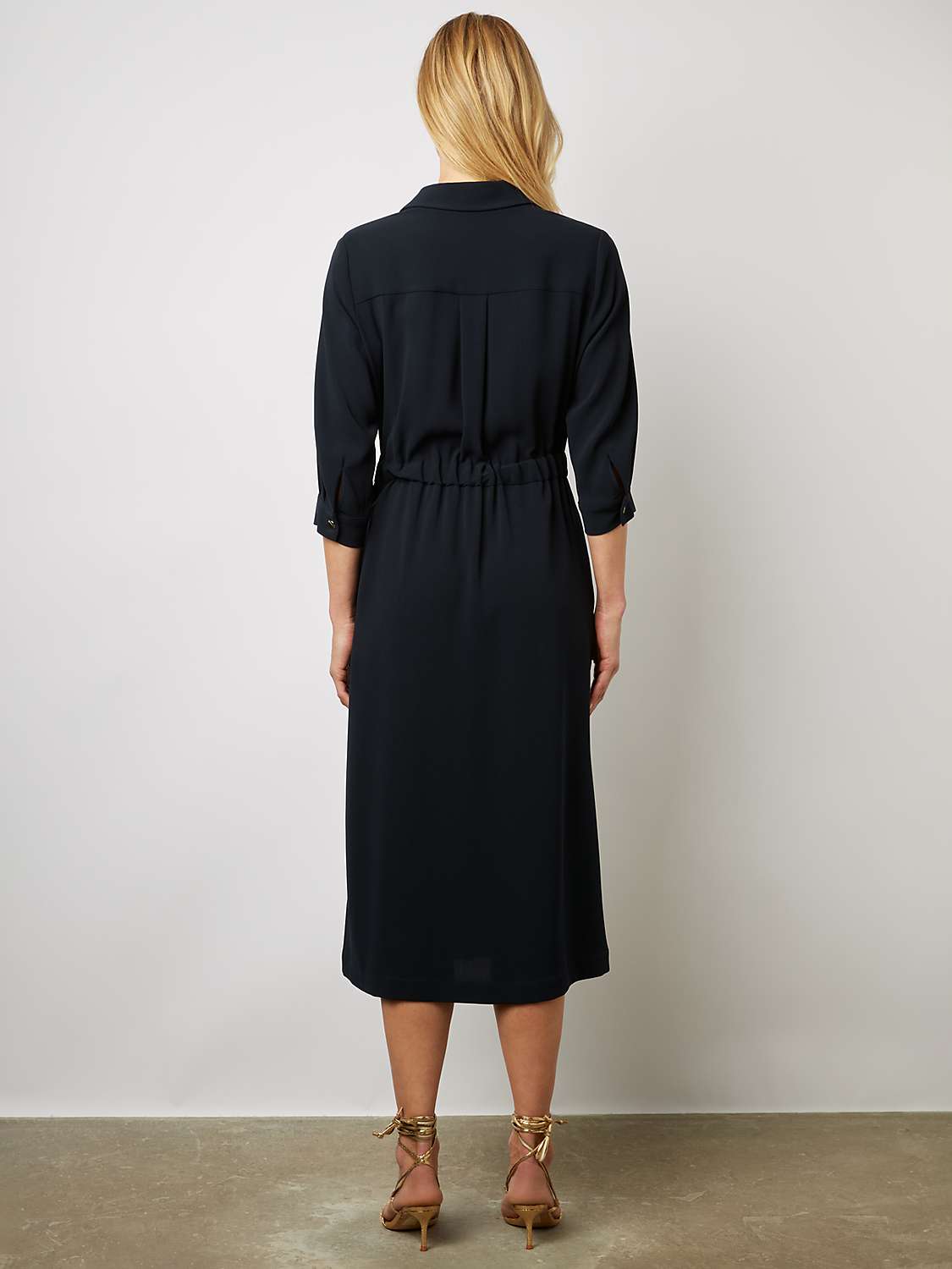 Buy Gerard Darel Ezra Shirt Dress, Navy Online at johnlewis.com