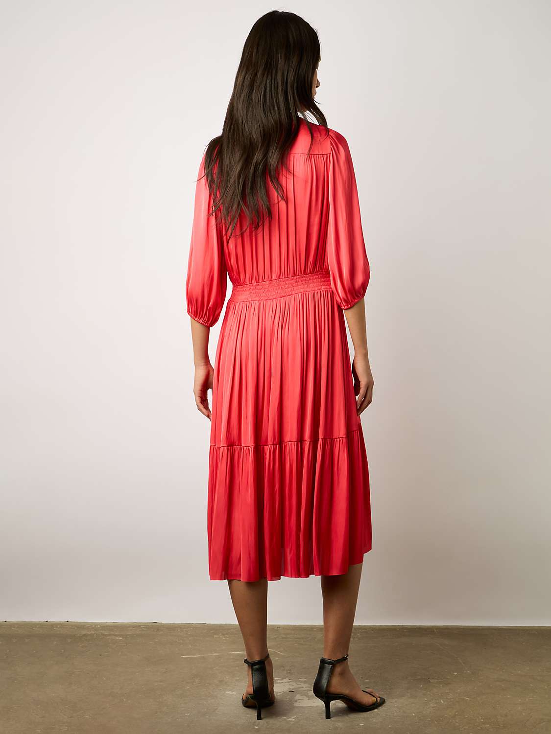 Buy Gerard Darel Endy Tiered Dress, Orange Online at johnlewis.com