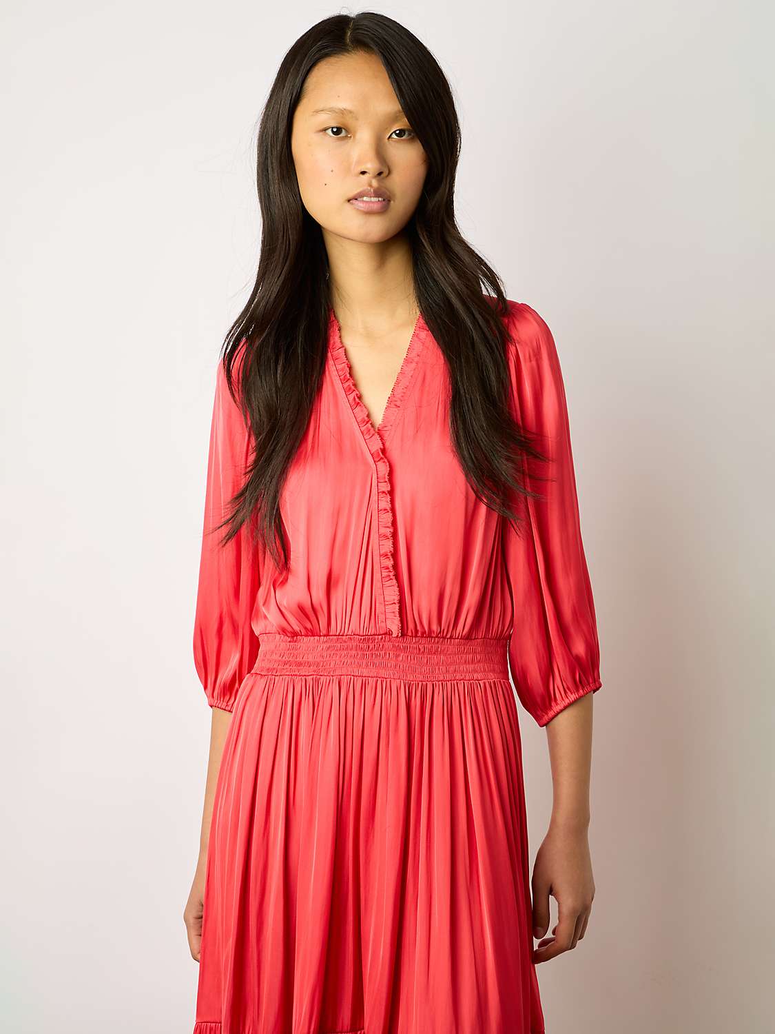 Buy Gerard Darel Endy Tiered Dress, Orange Online at johnlewis.com