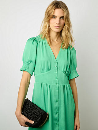 Gerard Darel Elonie Knee Length Dress, Emerald