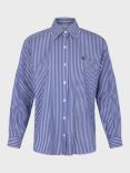 Gerard Darel Armeny Striped Cotton Shirt, Blue/White