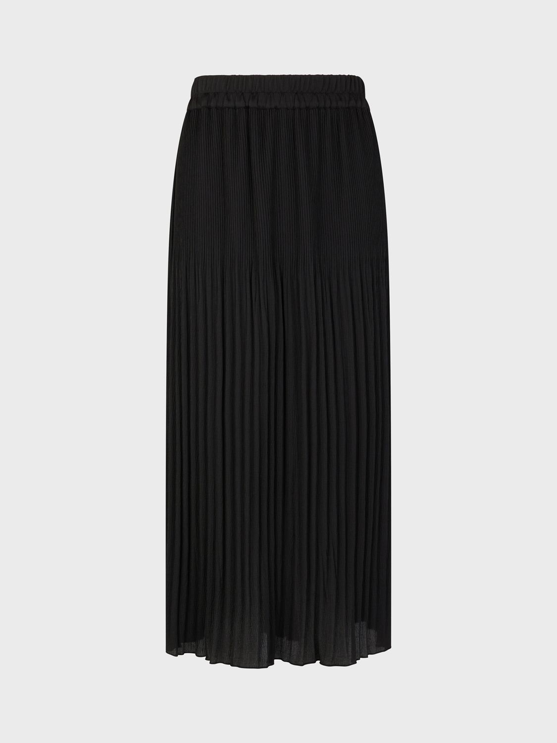 Buy Gerard Darel Delhia Plisse Maxi Skirt, Black Online at johnlewis.com