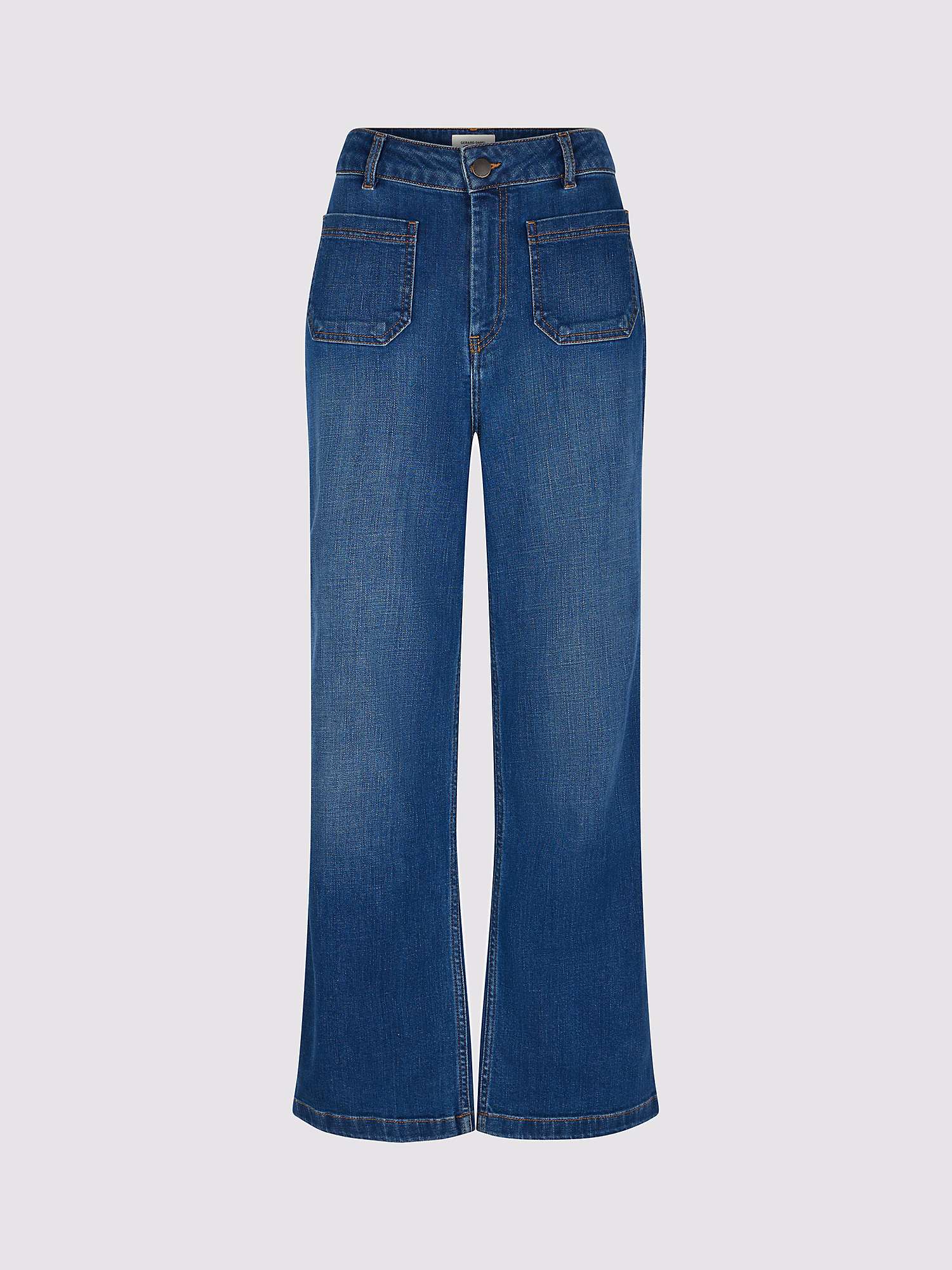 Buy Gerard Darel Catalina Wide Leg Jeans, Blue Online at johnlewis.com