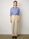 Gerard Darel Cristell Linen Blend Trousers, Sand