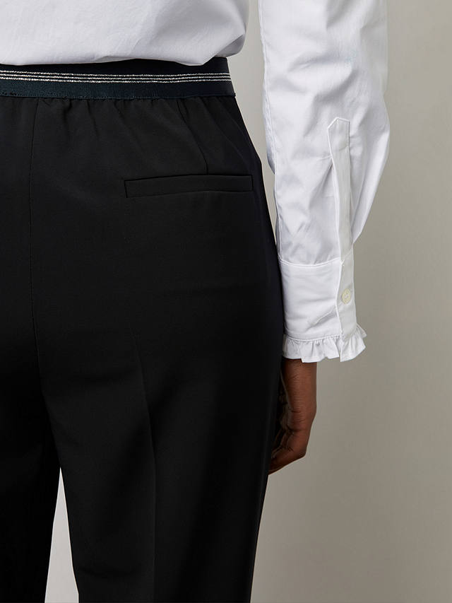 Gerard Darel Caina Plain Tailored Trousers, Navy