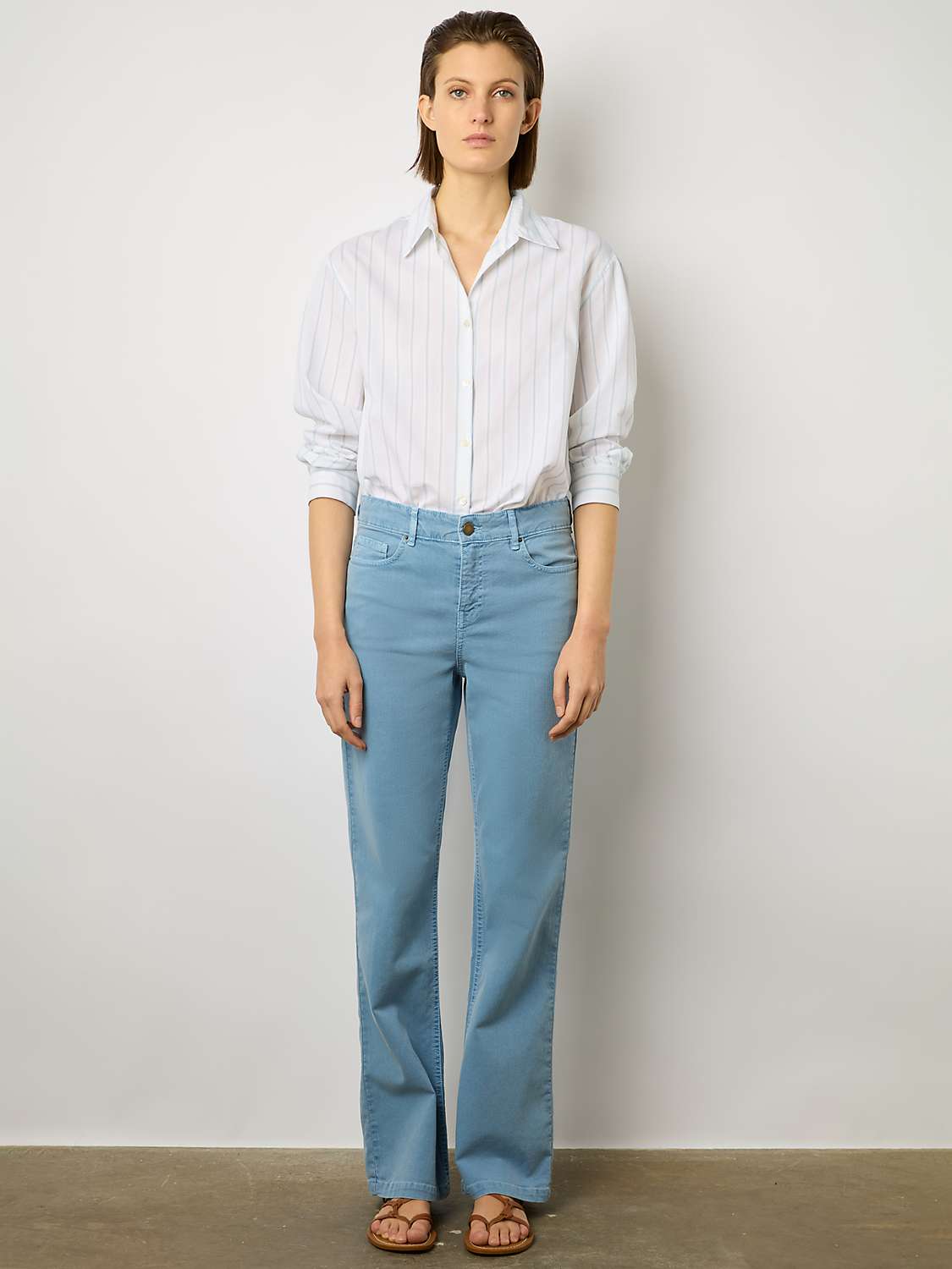 Buy Gerard Darel Carell Cotton Blend Jeans, Blue Online at johnlewis.com