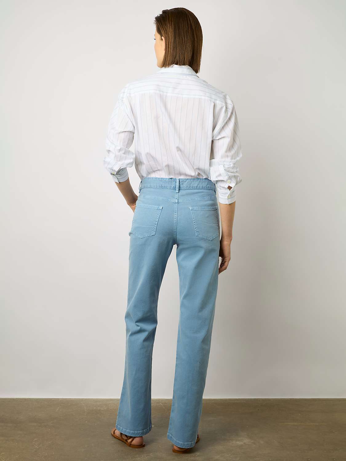 Buy Gerard Darel Carell Cotton Blend Jeans, Blue Online at johnlewis.com
